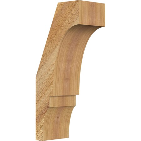 Ekena Millwork 4"W x 6"D x 14"H Balboa Rough Sawn Knee Brace, Western Red Cedar BRC04X06X14BOA00RWR